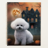 Bichon Frise Halloween Scary Planner (Voorkant)
