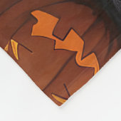 Bichon Frise Halloween Spooky Fleece Deken (Hoek)