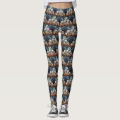Bichon Frise Halloween Spooky Leggings (Voorkant)