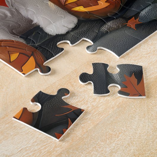 Bichon Frise Halloween Spooky Legpuzzel (Zijkant)