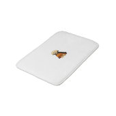 Bichon Frisé Halloween Vampire Pup met Pumpkin Ba Badmat (Gekanteld)