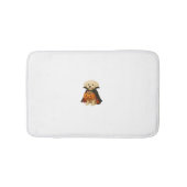 Bichon Frisé Halloween Vampire Pup met Pumpkin Ba Badmat (Voorkant)