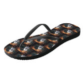 Bichon Frise Halloween Verschrikkelijk Teenslippers (Schuin)
