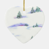 Bichon Frise Heart Ornament (Achterkant)