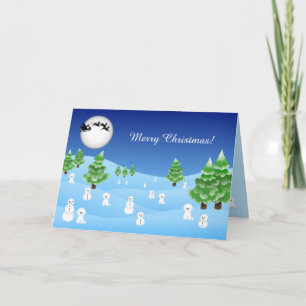 Bichon Frise Holiday Card Kaart