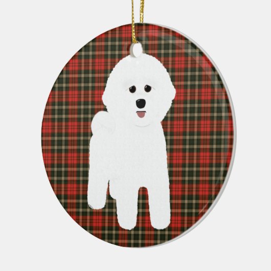 Bichon Frise Holiday Ornament (Links)