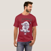 Bichon Frise Holiday t shirt (Voorkant volledig)