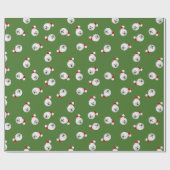  Bichon Frise Holiday Wrapping Paper Cadeaupapier (Vlak)