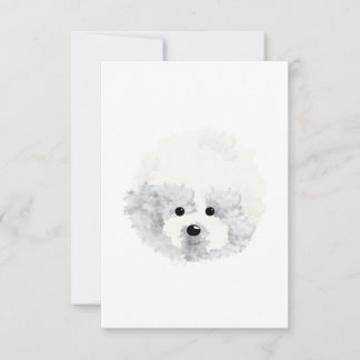 Bichon Frise hond Bedankkaart
