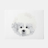 Bichon Frise hond Deurmat (Voorkant)