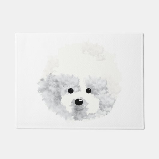 Bichon Frise hond Deurmat (Voorkant)