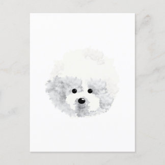 Bichon Frise hond Hartelijk dank Briefkaart
