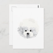 Bichon Frise hond Hartelijk dank Briefkaart (Voorkant / Achterkant)