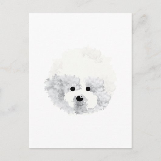 Bichon Frise hond Hartelijk dank Briefkaart (Voorkant)