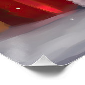 Bichon Frise Hond in Sneeuw Kerstmis Perfect Poster (Hoek)