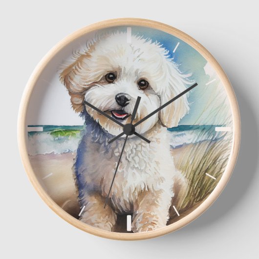 Bichon Frise Hond Kunst Schilderij (Voorkant)