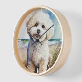 Bichon Frise Hond Kunst Schilderij (Hoek)