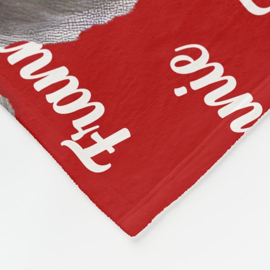 Bichon Frise Hond met naam Kerstvakantie Fleece Deken (Hoek)