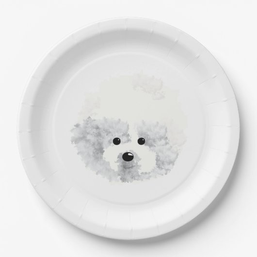 Bichon Frise hond Papieren Bordje (Voorkant)