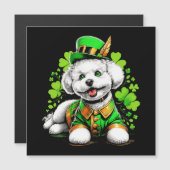 Bichon Frise Hond St Patrick's Day (Voorkant / Achterkant)