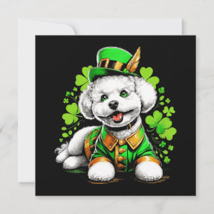 Bichon Frise Hond St Patrick's Day