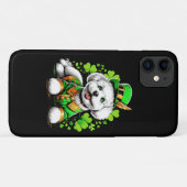 Bichon Frise Hond St Patrick's Day Case-Mate iPhone Case (Achterkant (horizontaal))