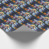 Bichon Frise Honden Pompoen Halloween Grappig Cadeaupapier (Hoek)