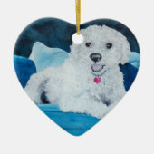 Bichon Frise Keramisch Ornament (Voorkant)