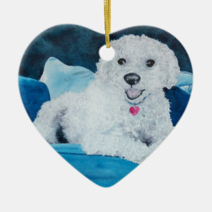 Bichon Frise Keramisch Ornament