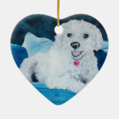 Bichon Frise Keramisch Ornament (Achterkant)