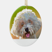 Bichon Frise Keramisch Ornament (Rechts)