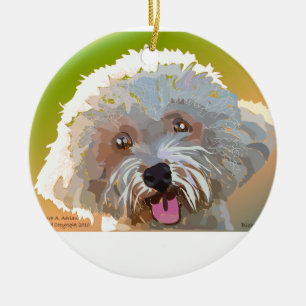 Bichon Frise Keramisch Ornament