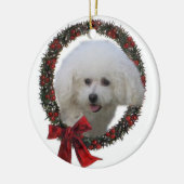Bichon Frise kerstcadeaus Ornament (Links)