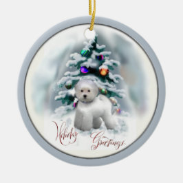 Bichon Frise kerstcadeaus Ornament