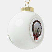 Bichon Frise kerstcadeaus Ornament (Links)