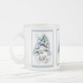 Bichon Frise kerstcadeautjes Matglas Koffiemok (Links)