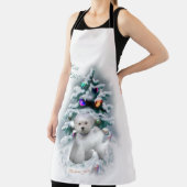 Bichon Frise kerstcadeautjes Schort (Insitu)