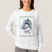 Bichon Frise kerstcadeautjes T-shirt (Voorkant)