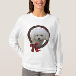 Bichon Frise kerstcadeautjes T-shirt