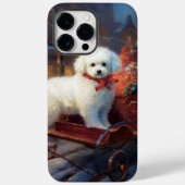 Bichon Frise Kerstfeest Seizoen Case-Mate iPhone Case (Achterkant)