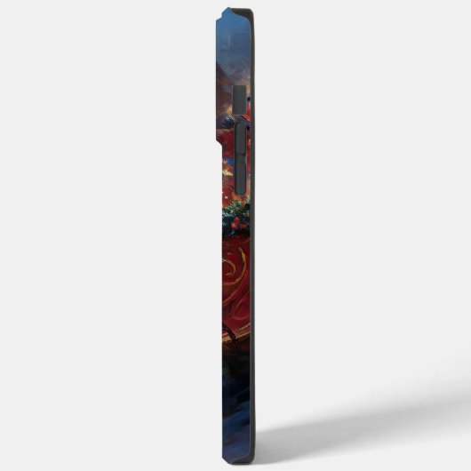 Bichon Frise Kerstfeest Seizoen Case-Mate iPhone Case (Achterkant / Links)