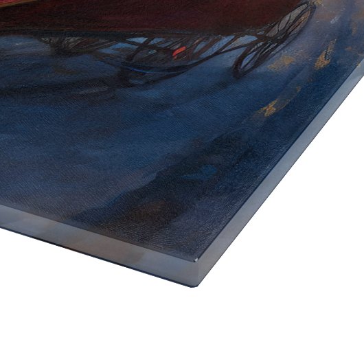 Bichon Frise Kerstfeest Seizoen Snijplank (Hoek)