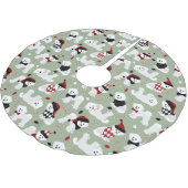 Bichon Frise kerstgroen Kerstboom Rok (Gekanteld)