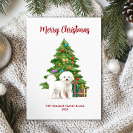 Bichon Frise kerstKaart