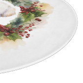 Bichon Frise Kerstkrans feestelijke pup Snijplank (Hoek)