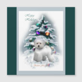 Bichon Frise Kerstmis (Voorkant)
