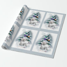 Bichon Frise Kerstmis