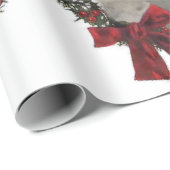 Bichon Frise Kerstmis Cadeaupapier (Rol Hoek)