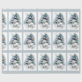 Bichon Frise Kerstmis Cadeaupapier (Vlak)