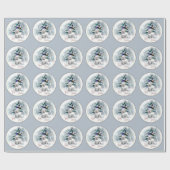 Bichon Frise Kerstmis Cadeaupapier (Vlak)